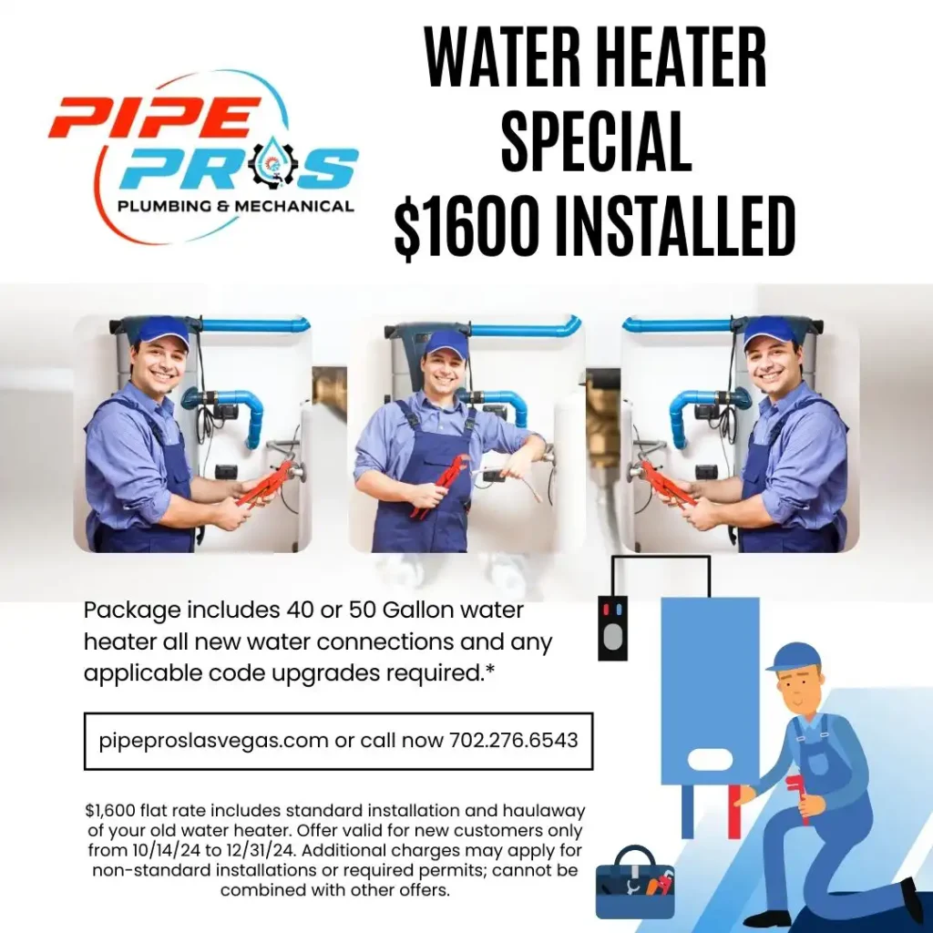 Water Heater Special - $1600 Installed